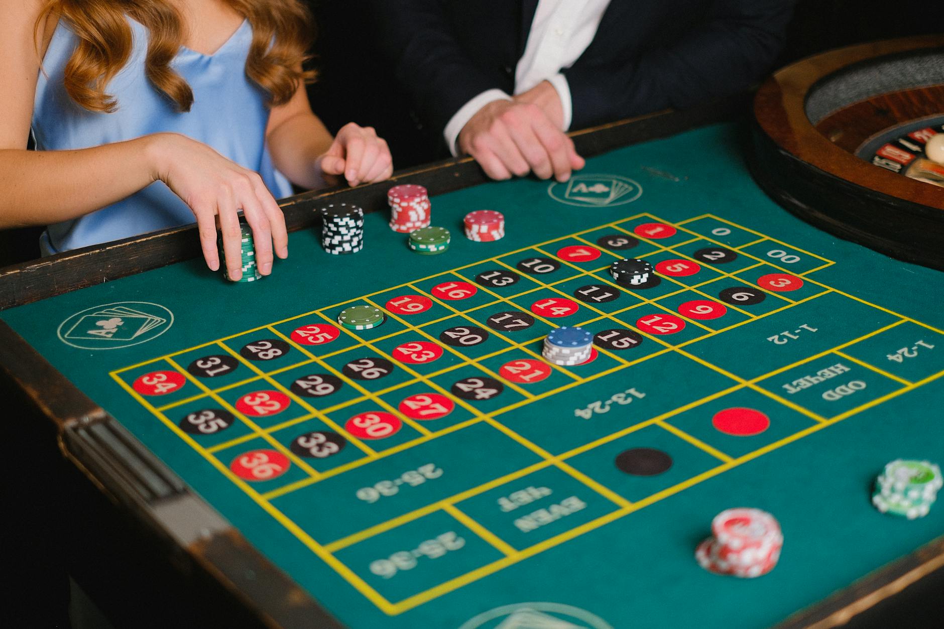 Giao diện roulette online trực quan với các cửa cược phổ biến